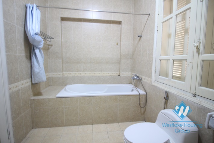 Large size and fully furnished house available for lease in Ciputra, Tay Ho district, Hanoi